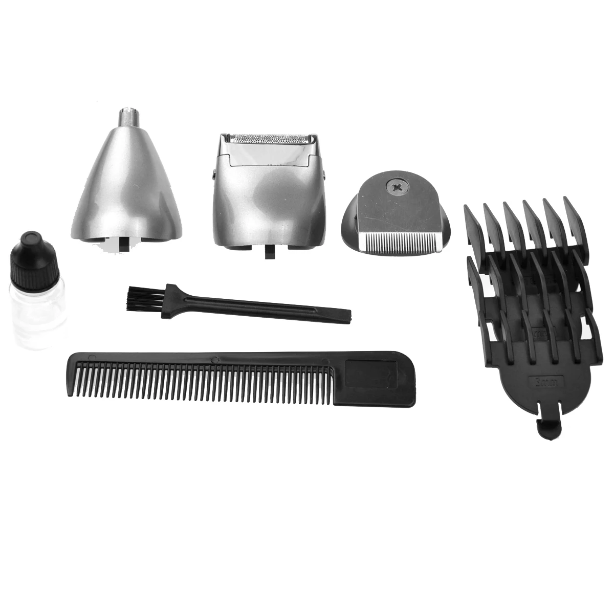 BIAOYA BAY 580 เครื่องโกนหนวดไฟฟ้ามีดโกนTrimmer Kitล้างทําความสะอาดได้แบบชาร์จไฟได้Dualฟอยล์เครื่องโกนหนวดจมูกหูGroomingสแตนเลส