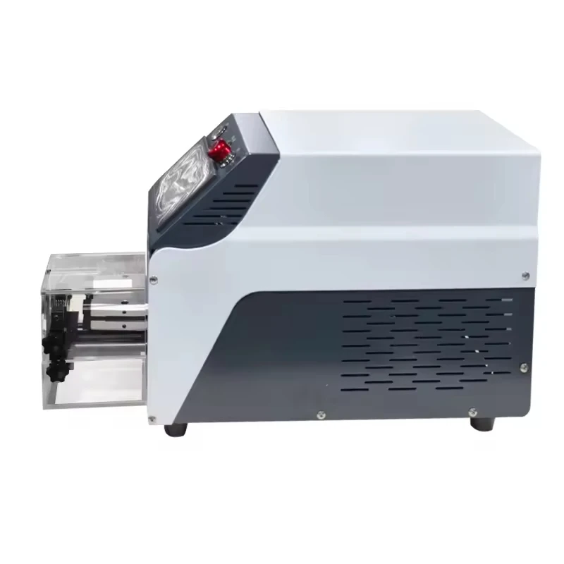 

Semi-Automatic RF Cable Multi-Layer Shield Stripping and Rotating Machine