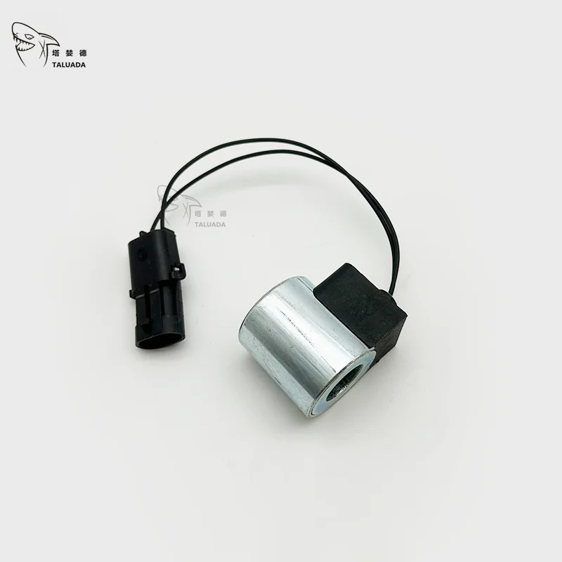 สําหรับ YuChai Poilt Solenoid วาล์ว YC60 YC65-6-7-8 YC75-6-7-8 Solenoid วาล์วขดลวดพร้อมสายไฟ
