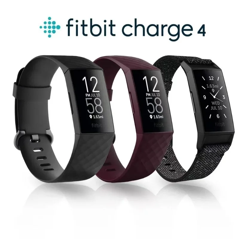 

Google Fitbit charge4 smart watch heart rate sleep steps exercise detection smart reminder blood oxygen detection Bluetooth smar