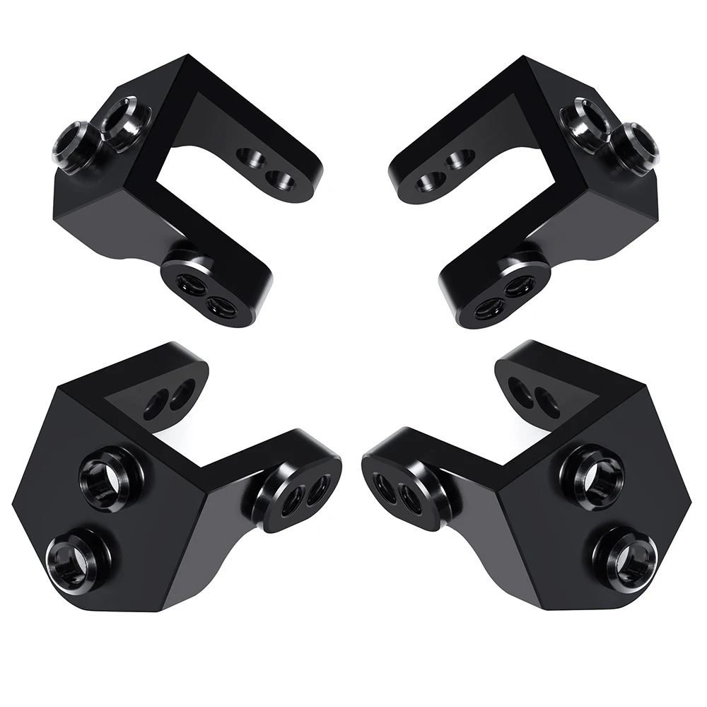 YEAHRUN-amortiguadores inferiores superiores de aleación de aluminio, soporte de montaje para 1/18 Mini LMT 4X4 cepillado Monster Truck RTR, piezas de mejora