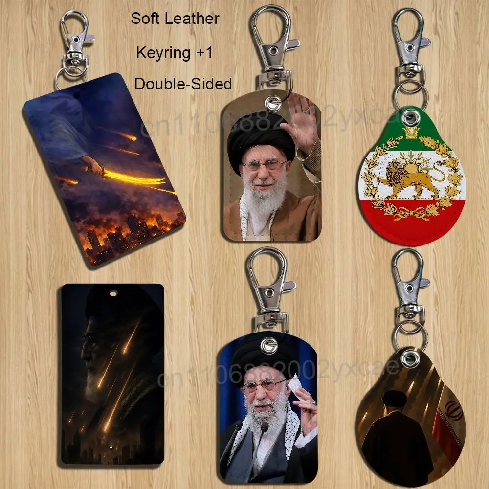 

Iranian Iran For RIP Ali Khamenei Card Holder With Keychain Executive Protection For Bank Credit Subway Bus Case