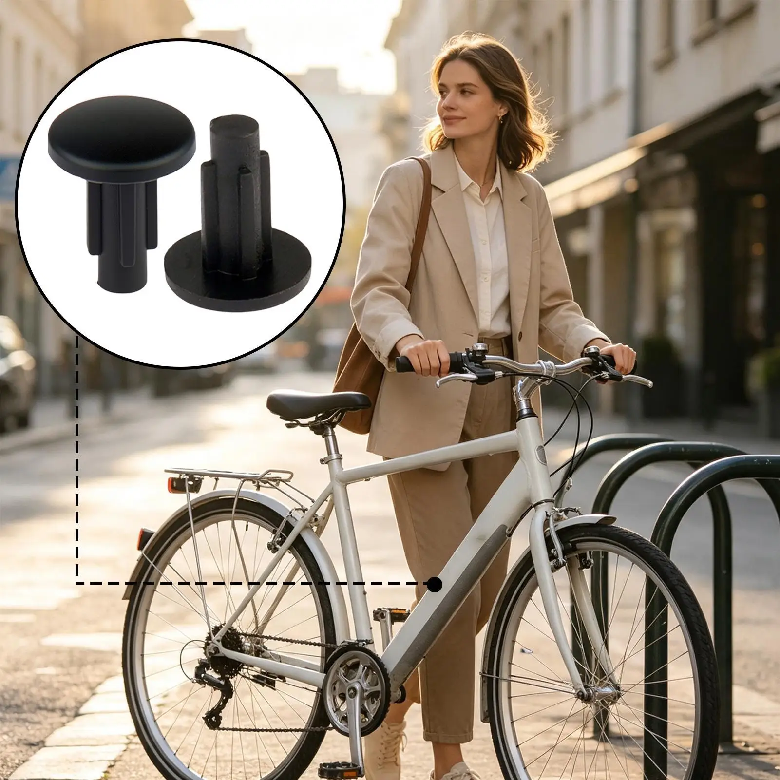 Bicycle Screw Plastic Caps Bowl Set Plug Bike Mountain Road Bicycle Rack Hole Protective Cover Screw Plug Dustproof Cover​ - view 2