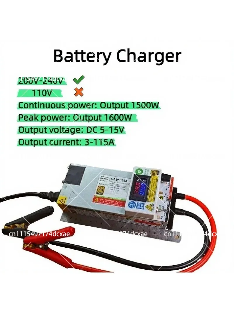 3-15V Adjustable Power Supply Unit 3-60A, Variable Regulated Power Adapter for Car RV Motorcycle Solar System