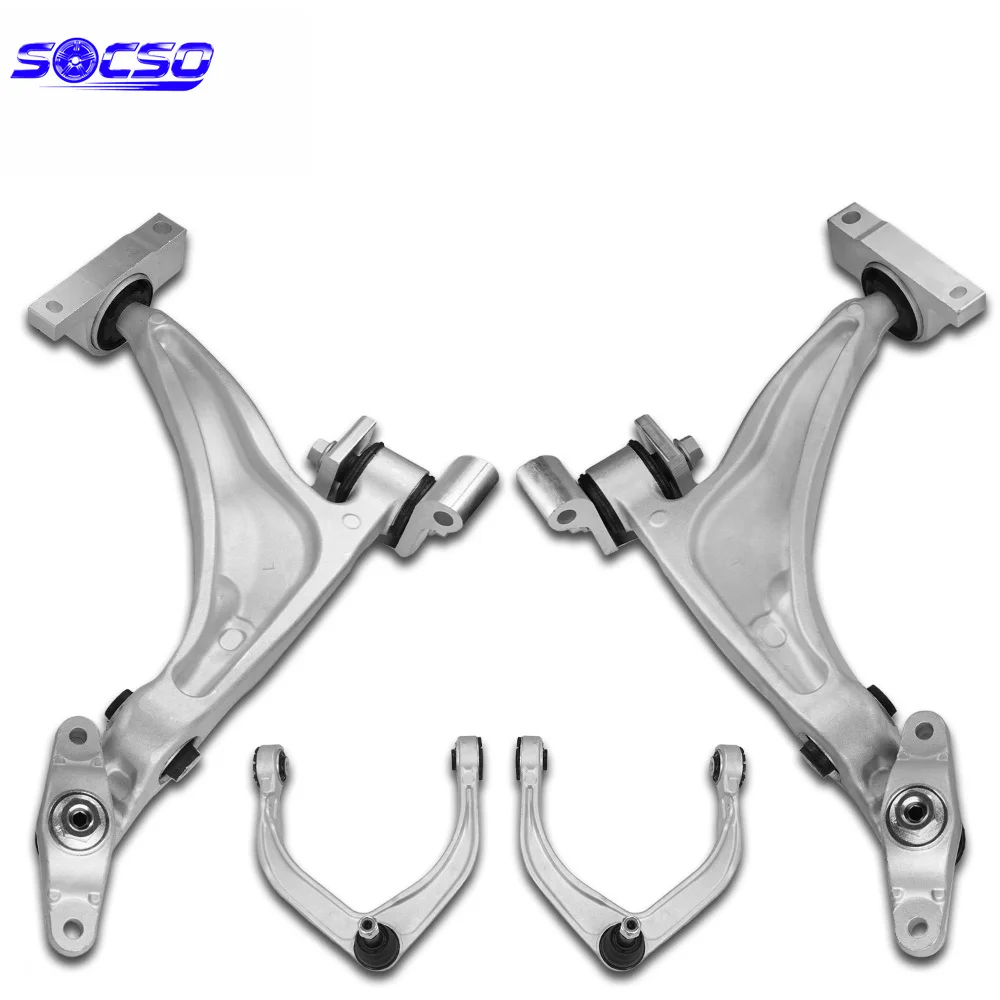 

4pcs Front Upper Lower Left Right Control Arms Kit For Volvo XC90 2016-2020 31360630 32395242 31360644 32381882 32246811