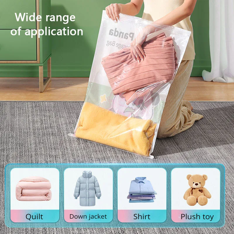 1 pc thickened vacuum compression bag, closet/suitcase storage, can be used for clothes, quilts, plush toys, dust and moisture