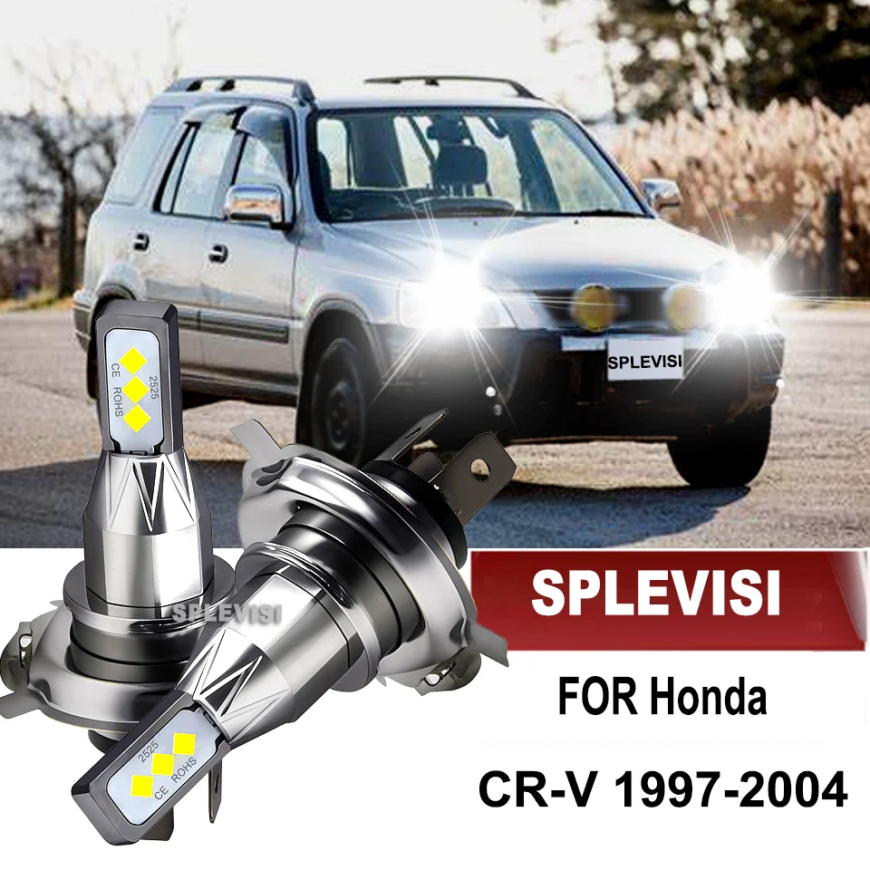 

Car H4 LED 60W Lamp 12V Luces For Honda CR-V 2004 2003 2002 2001 2000 1999 1998 1997 Replace Hi/Low Beam Headlight Bulbs