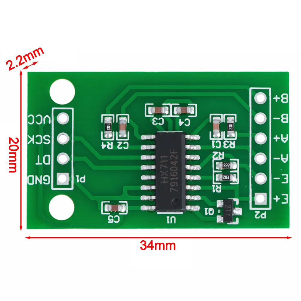 

10pcs PCB HX711 Load Cell Modules With Dual Input Channels Suitable For Arduino Weighing Sensor Module