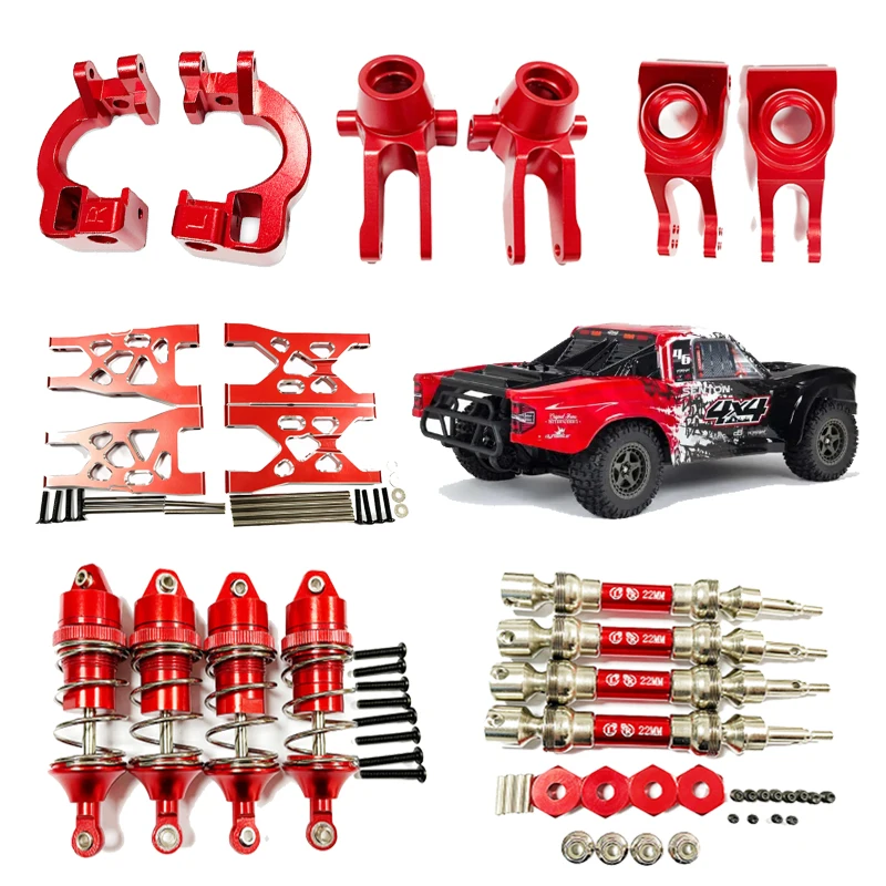 

RCGOFOLLOW ARRMA 1-8 VENDETTA 3S INFRACTION Speed Bash Racer Toys Full Aluminium Parts Collection Upgrade Parts