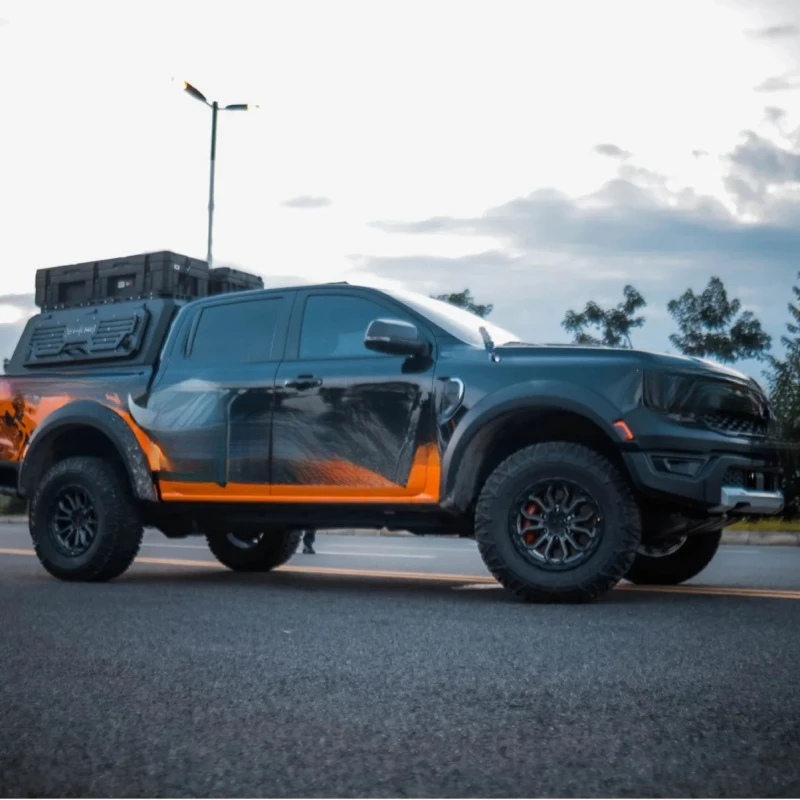 Superior Quality Off Road Parts Full Height Rear Box Pickup Cover Three-Door Galvanized Steel Hard Canopy