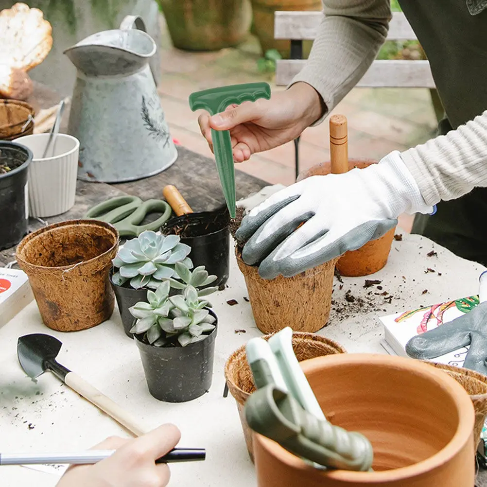 

Набор садовых инструментов из 5 предметов: высококачественный пластиковый садовый инструмент для посадки, посева и пересадки растений с нескользящей ручкой для рассады