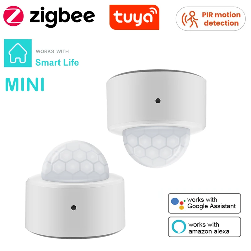 HIMOJO Tuya Zigbee Motion sensor human presence sensor Body Motion Infrared Detector home automation Control Alexa Google Home