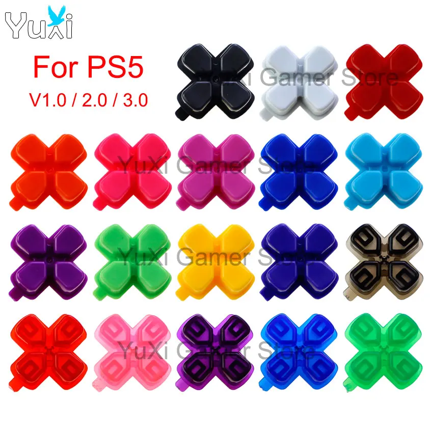 YuXi Version 1.0 2.0 3.0 Direction Keys Repair Part For PS5 BDM-010 020 030 Controller D-pad Button Cross Key Replacement