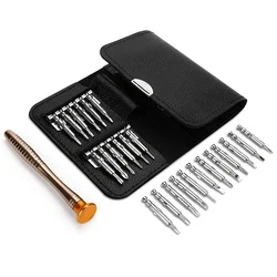 25 In 1 Precision Screwdriver Set, Repair Tool Kit, Small Screwdriver Set, Star/Y-type/Flat-blade/Triangle Screwdrivers For Mo