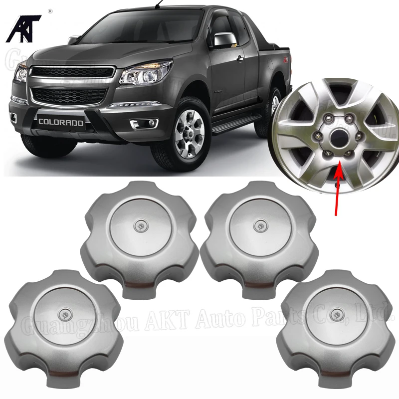 4pcs/lot Wheel Center Cap Cover For Chevrolet Colorado 2012 2016 17 Wheel Center Cap Cover Silver