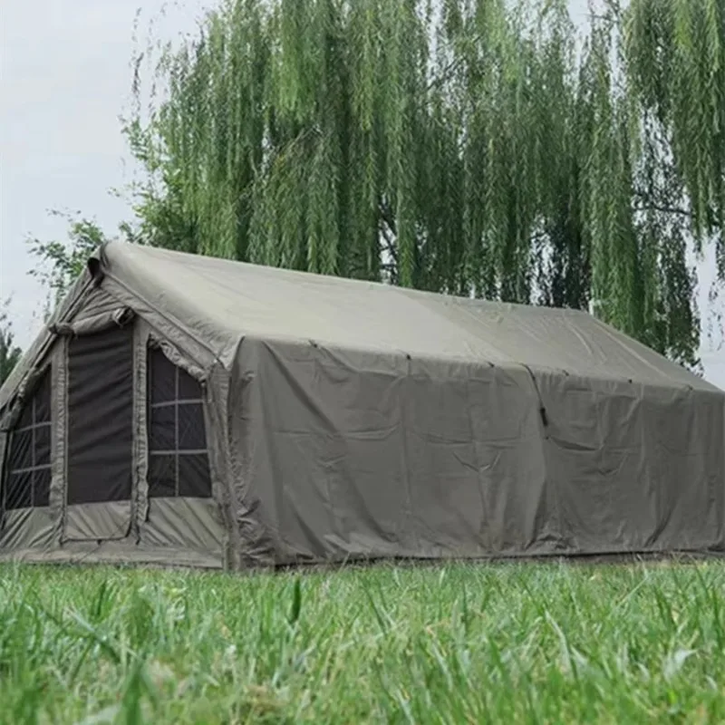 2025 Inflatable Tube Outdoor Cotton Fabric Big Size House Tent Suitable For Outdoor Camping And Family Party