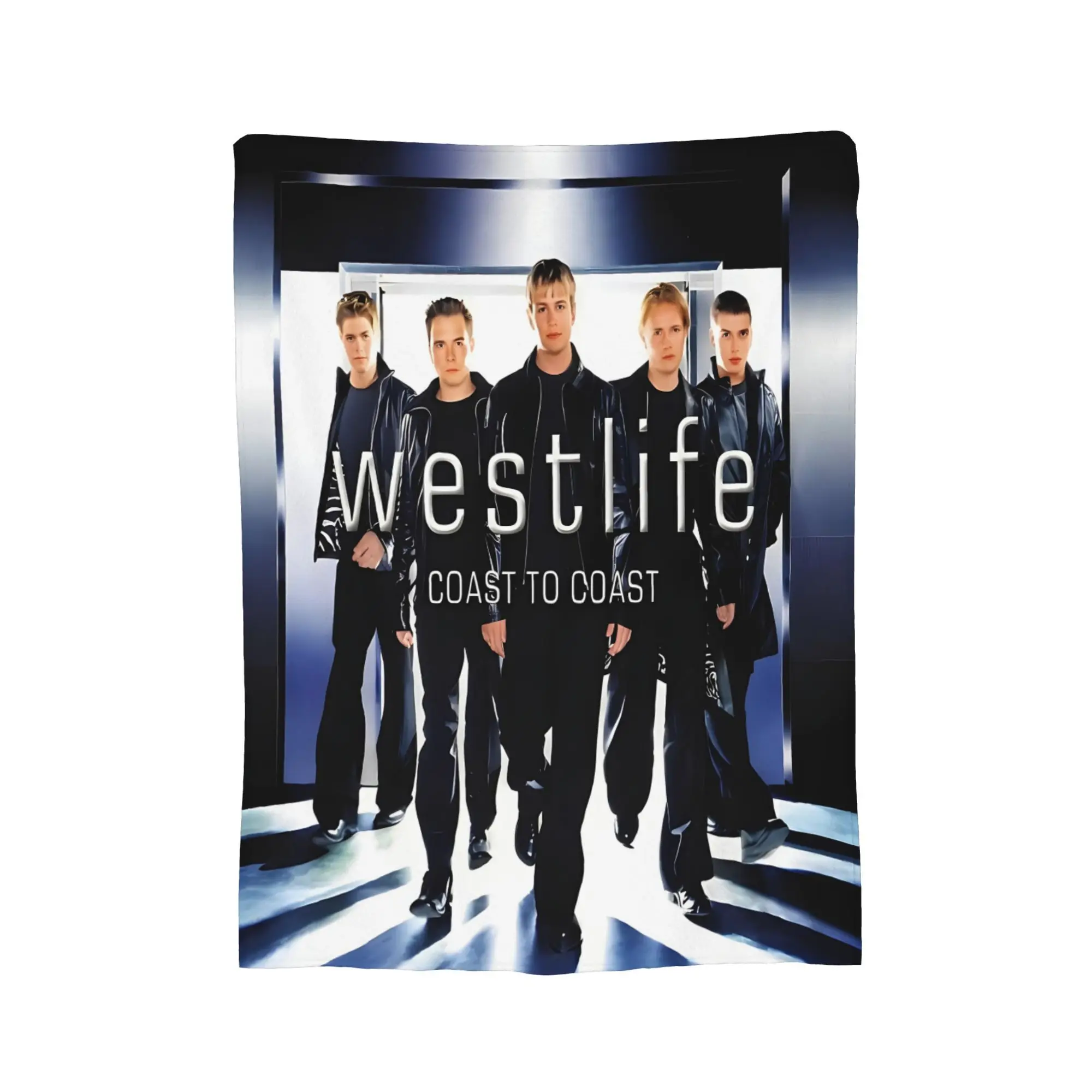 Customize The Westlife Themed Ultra-Soft Fleece Blanket Is a Must-Have Shawl for a Warm And Cozy Living Room, Perfect for The Of