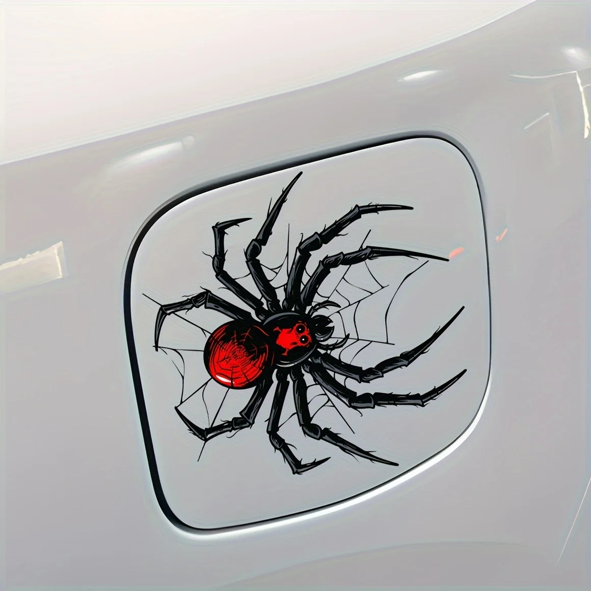 Black Spider Waterproof Vinyl Sticker Durable Adhesive Decal for Car Motorcycle Laptop