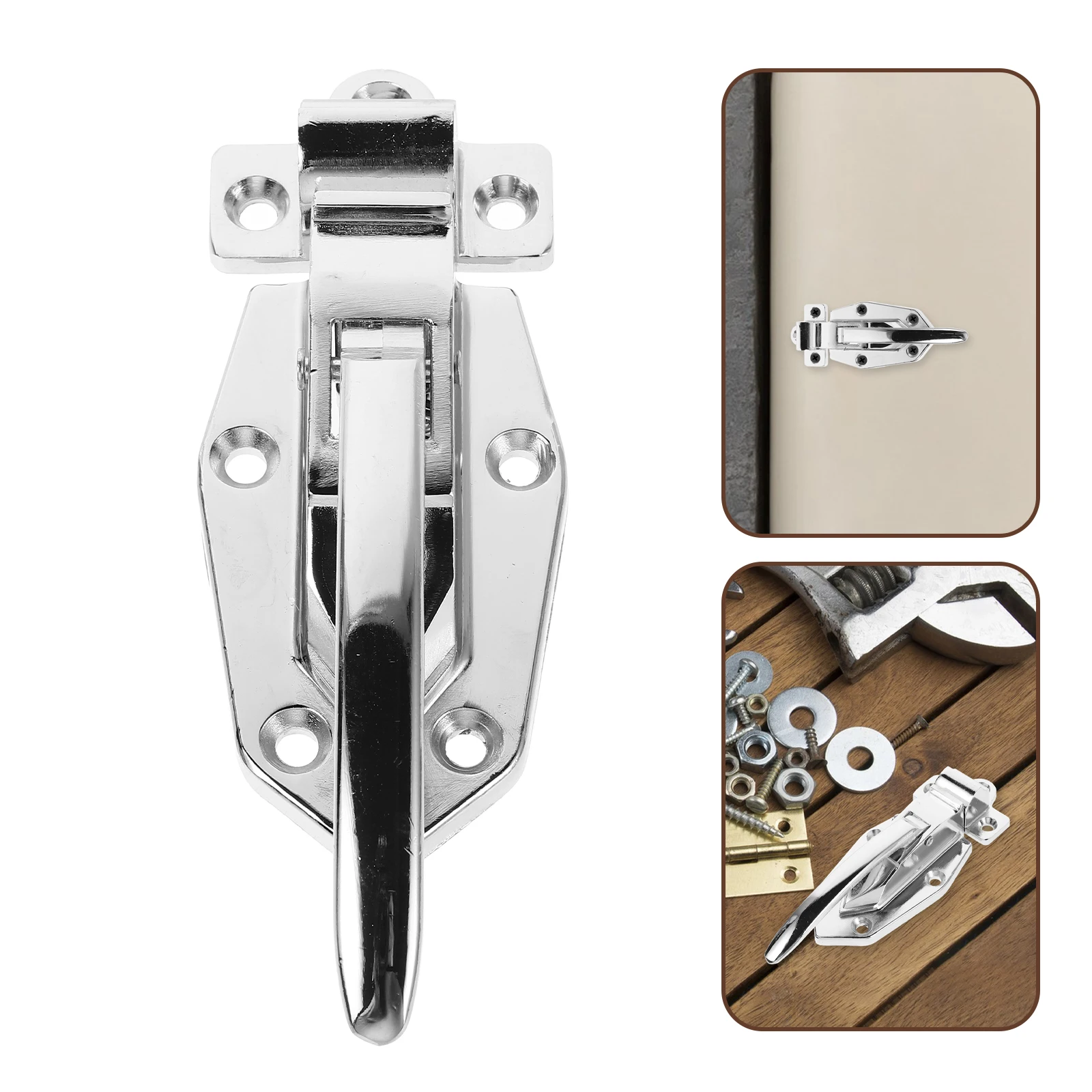 

Heavy Duty Cold Storage Door Handle Metal Freezer Latch for Walk in Cooler Oven Refrigerator Lock Hardware Freezer Door Hardware