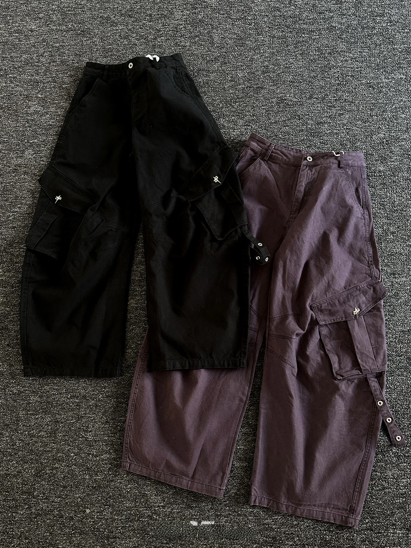 

Rise Brand Street Vibe Waed Vintage Knife Pants Men's Women's American Cargo Canvas Spring Straight Leg Trousers