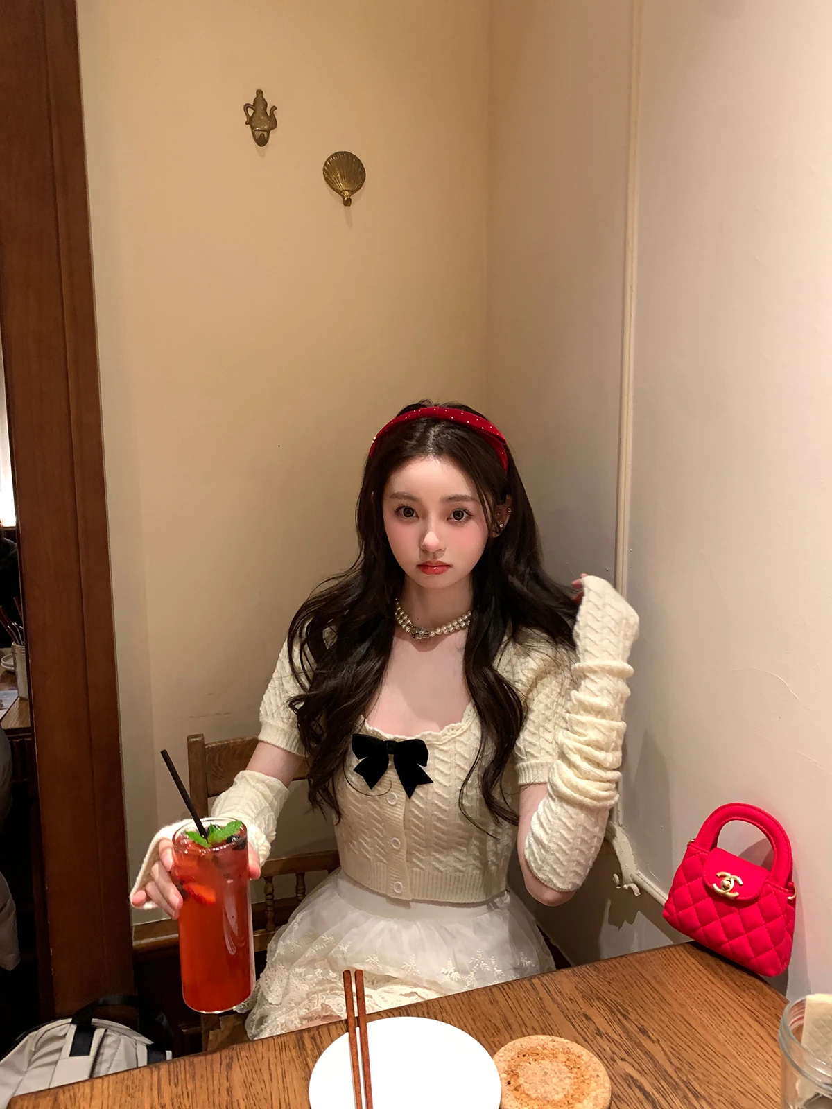 

Slimming Knitted Sweater Women's Autumn Winter Handmade ort Sve Cardigan Sweet Sle Nylon Fabric Low round Ne Regular...