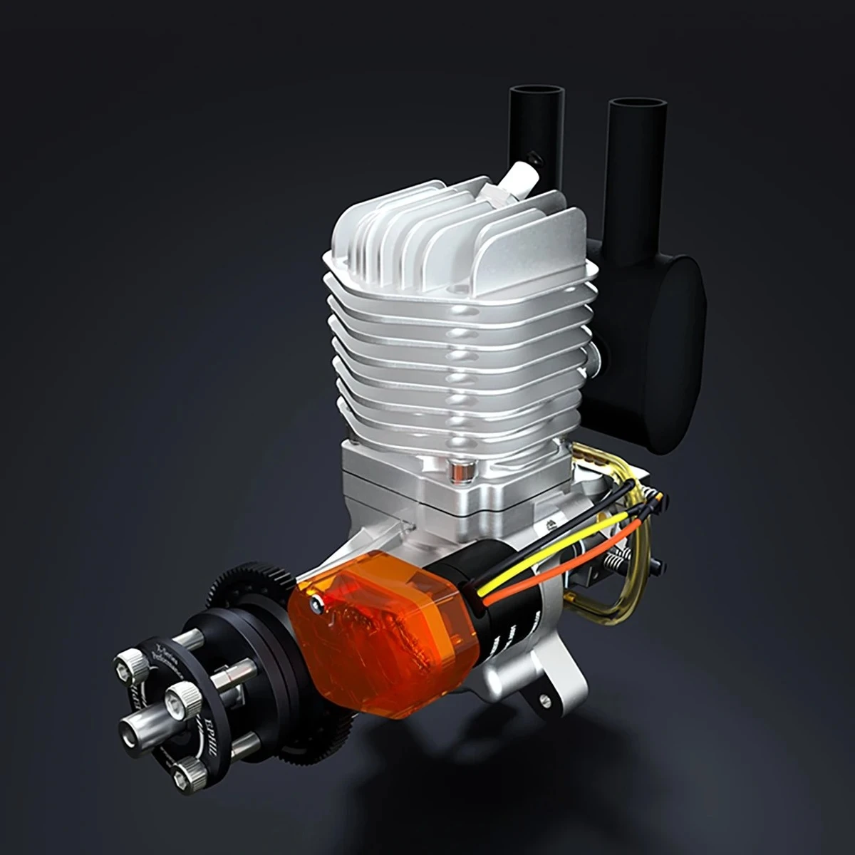

EPHIL X-38cc-R PRO Model Engine Electric Start Single Cylinder Two Stroke Rear Fixed Wing