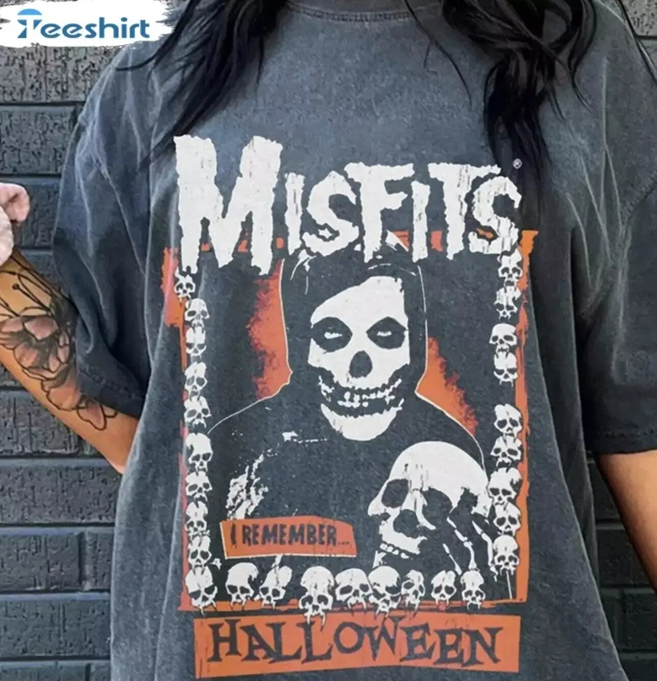 

The Misfits Halloween T Shirt , Misfit Gift Shirt, Unisex All Size S-5XL Oversized T Shirt Men Kawaii Clothes Short Sleeve