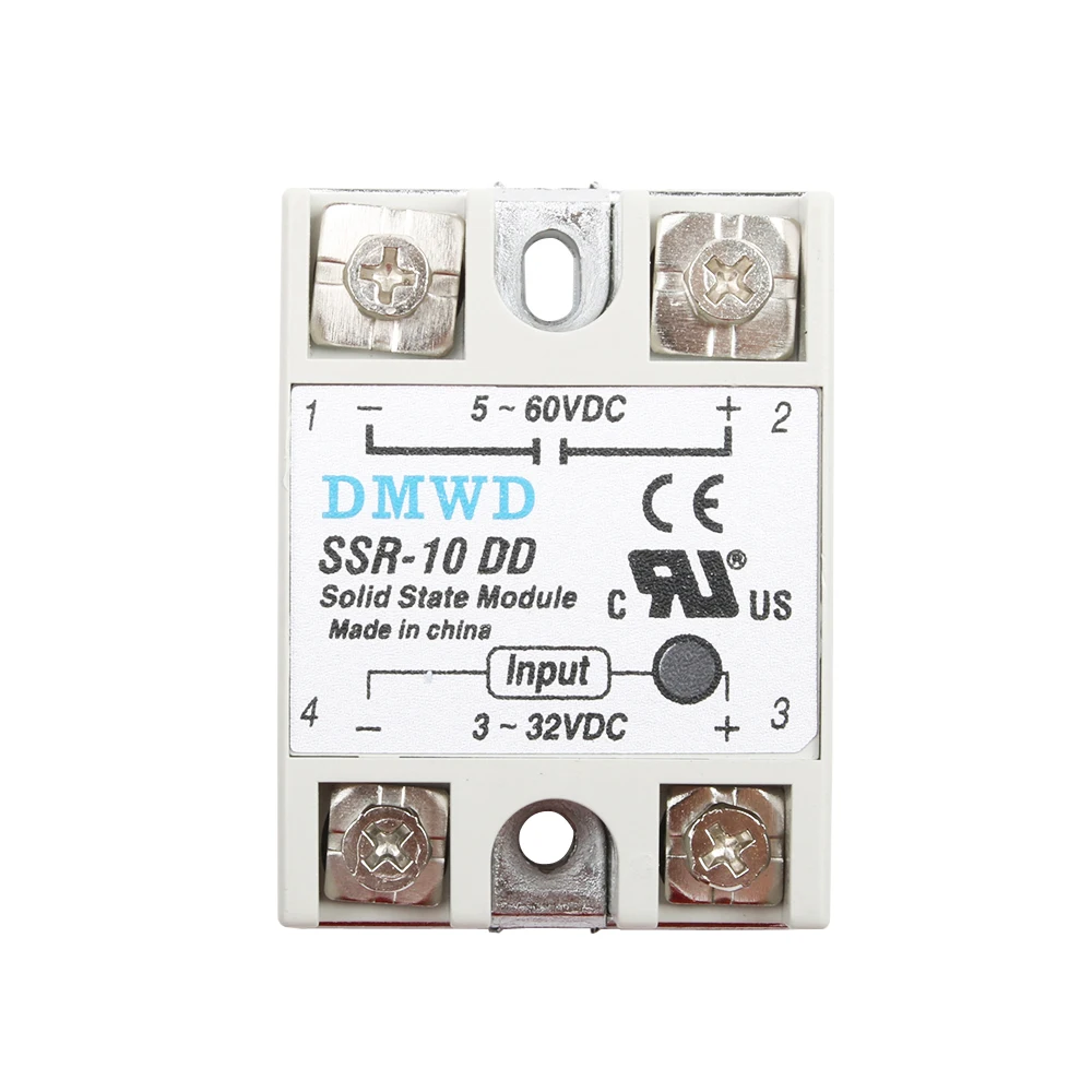 Relais à semi-conducteurs SSR-10DD SSR-25DD SSR-40DD SSR-50DD SSR-80DD, TOP marque, en fait 3-32 DC à 5-60 DC SSR