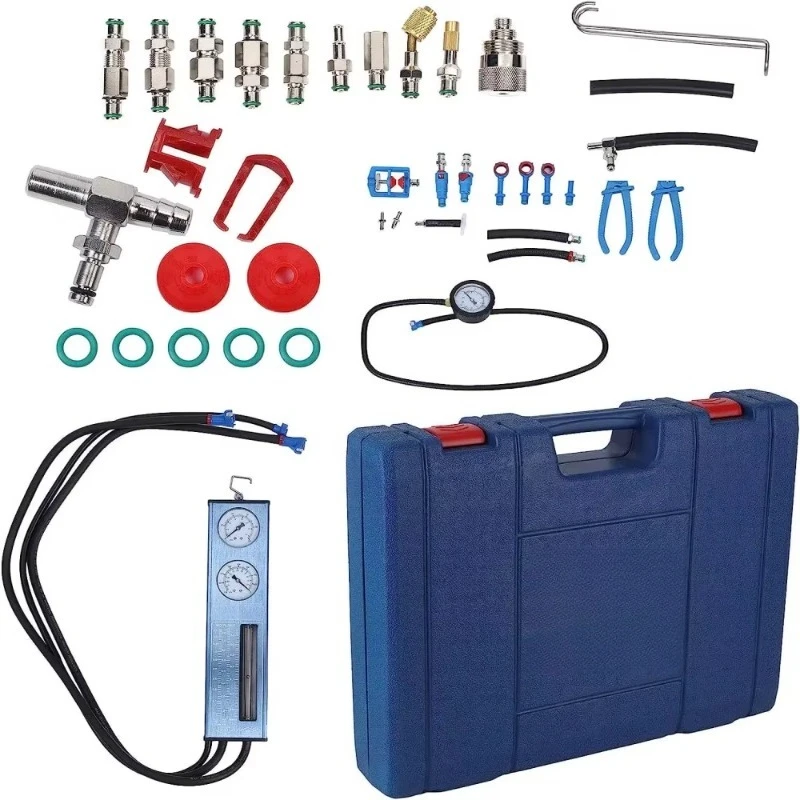F831 Tester del sistema di alimentazione del motore del flusso della pressione del carburante EFI2100 Manometro del carburante Flusso di contropressione del vuoto