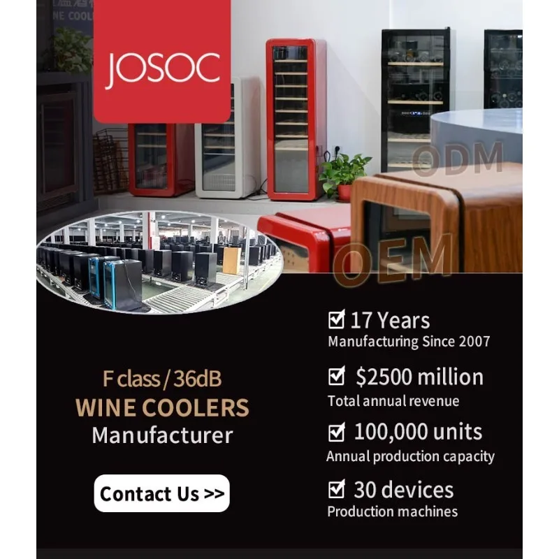 Airo 120V 66 Bottles Wine and Beverage Dooler Double Glass Door Fridge Cabinet Beer Refrigerator Compressor Cellar