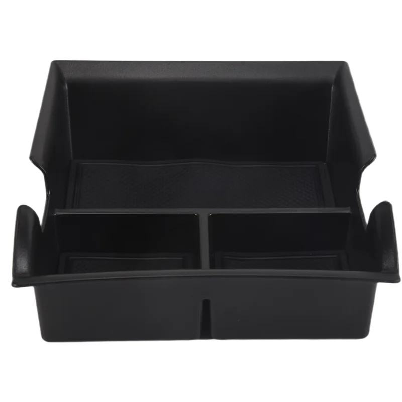 دائم-ل BYD Atto 3 Yuan Plus 2022-2023 اكسسوارات السيارات سيارة مركز وحدة التحكم صندوق تخزين مسند الذراع صندوق صينية تخزين أسود