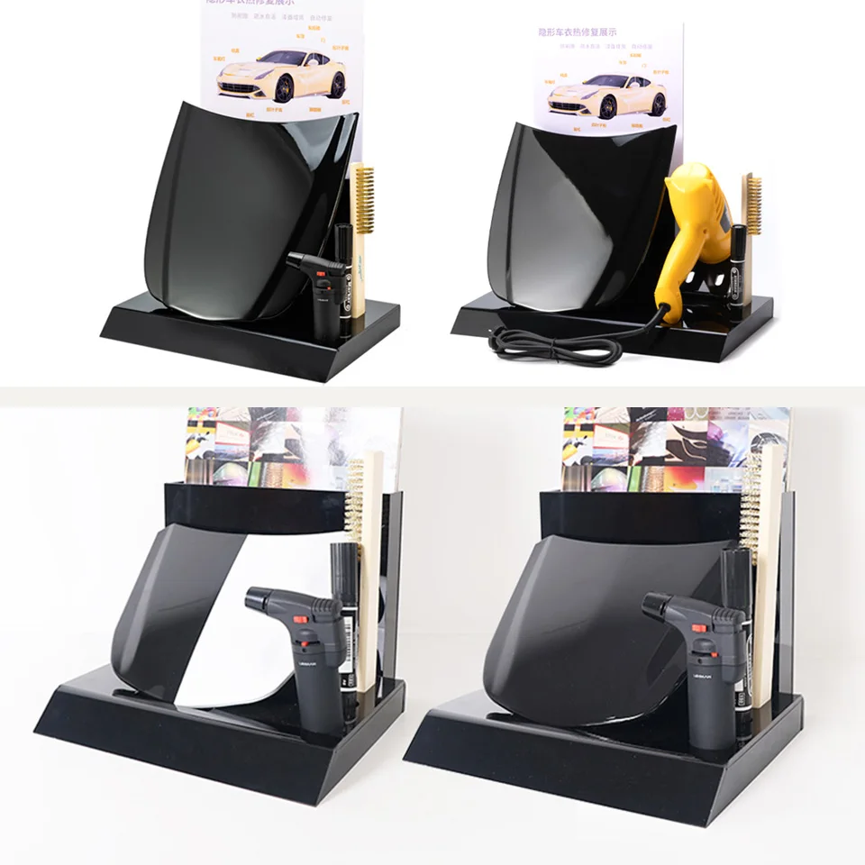 Complete PPF Demo Kit with Display Stand -All-in-One Set Includes Test Hood, Lighter&Copper Brush for Scratch Resistance MO-648B