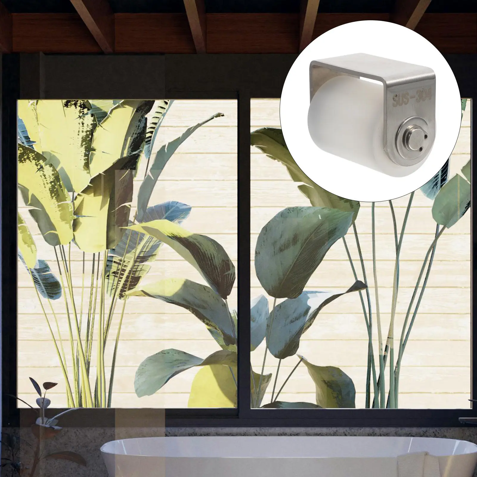 

Ролик для раздвижных дверей из нержавеющей стали 304, усиленный, с нейлоновым колесом, фиксированный, бесшумный, для гладкой работы, для раздвижных ворот