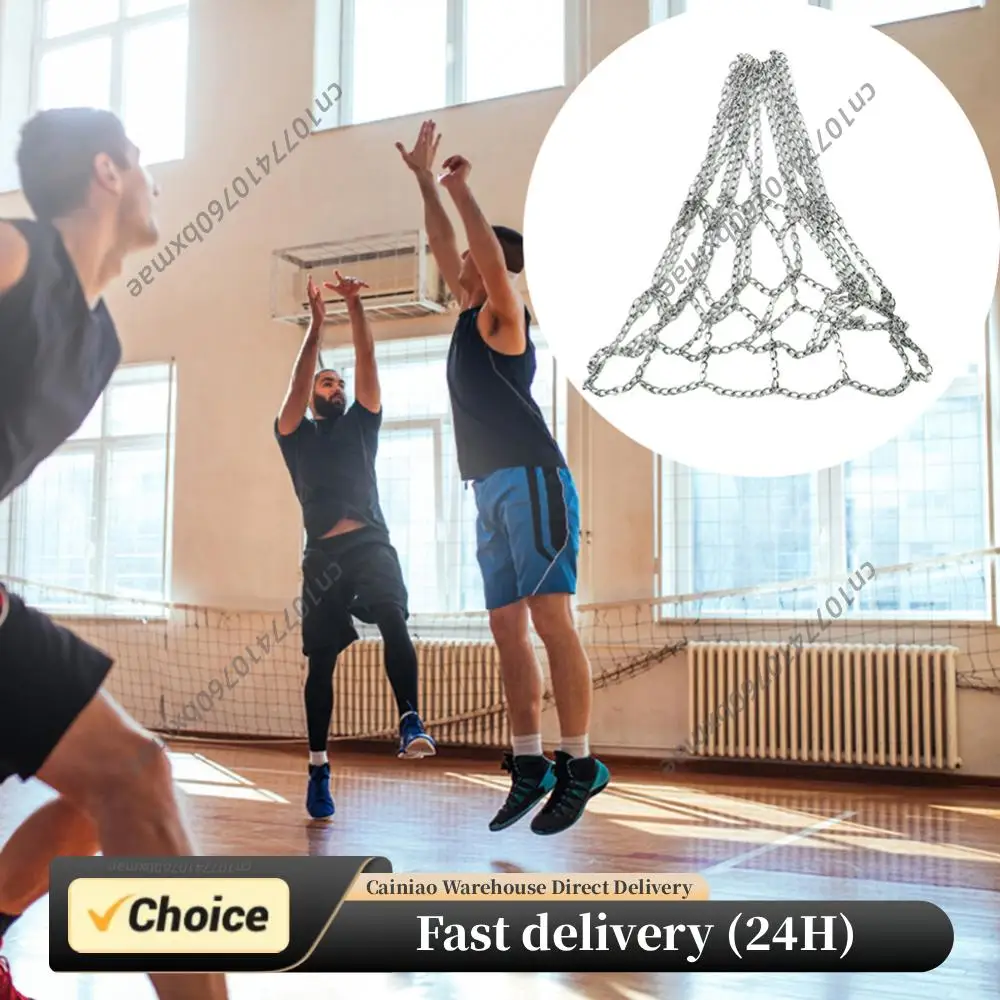 

Basketball Net Rustproof Galvanized Iron Heavy Duty Basketball Net Replacement Fits Standard Indoor Or Outdoor Rims