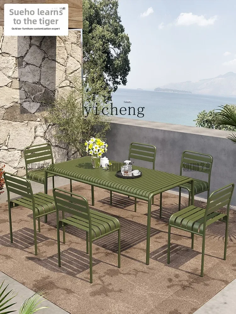 

r5.13 Outdoor Table and Chair Set Leisure Simple Sunproof Waterproof Outdoor