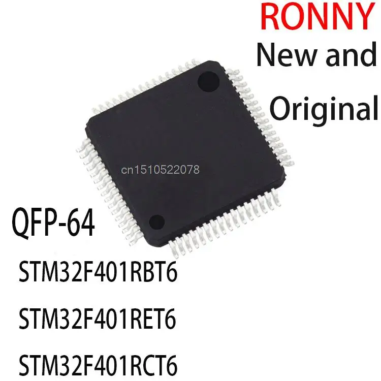 5PCS New and Original   STM32F401 RBT6 STM32F401 RET6 STM32F401 RCT6 QFP-64 STM32F401RBT6 STM32F401RET6 STM32F401RCT6