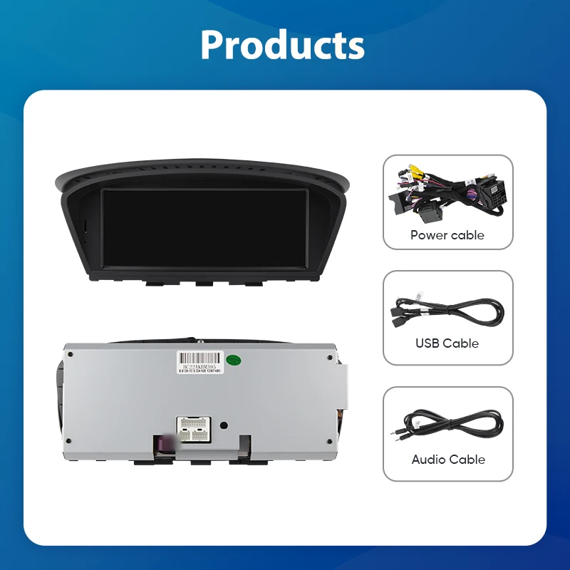 Ainavi 8,8 Zoll Autoradio für BMW 5er E60 E61 E90 E91 Multimedia Wireless Carplay Android Auto Head Unit CCC CIC System