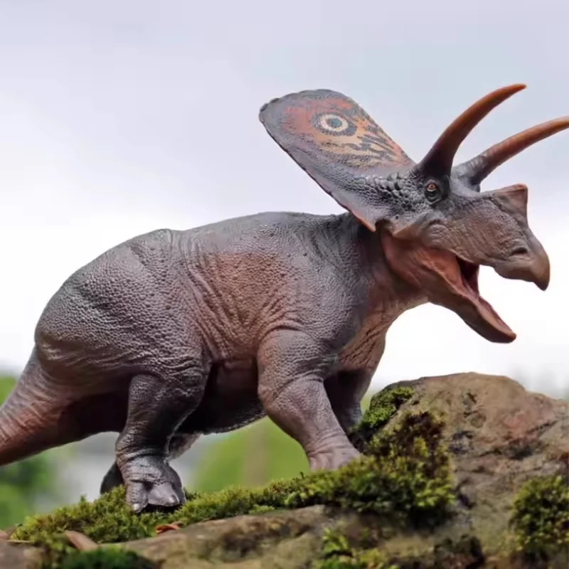 

Dinosaur Museum Bull Horn Dragon Aubrey and Big Bay 1:35 Science and Art Model Excellent Dinosaur Collection Handmade