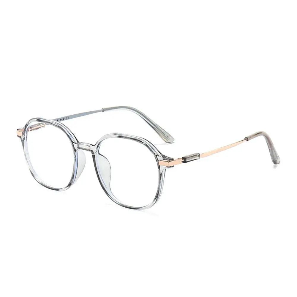 

Classic Blue Ray Blocking Anti-Blue Light Glasses Ultralight Eye Protection Square Eyeglasses Metal Frame Eyewear Office