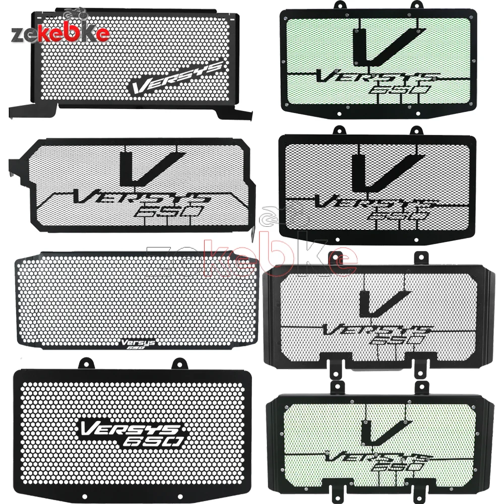 For Kawasaki Versys 650 Versys 650 ABS KLE650 2015-2026 Motorbike Radiator Grille Guard Cover Water Tank Grille Guard Protection