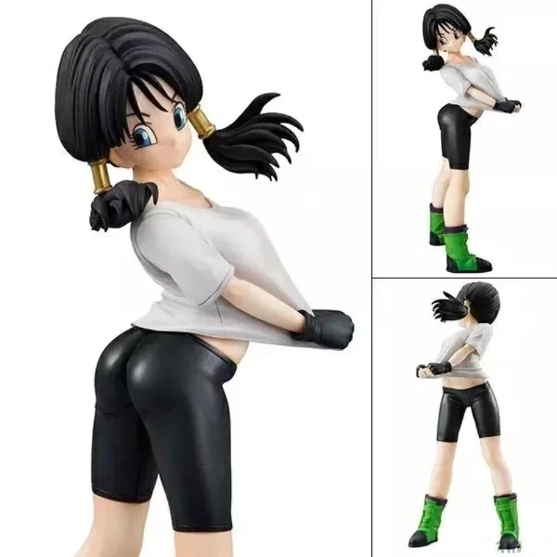 Anime Dragon Ball Videl Glitter Glamours Stehende Haltung PVC Figur Modell Schönheit Mädchen Ornament Desktop Decor Sammeln Spielzeug