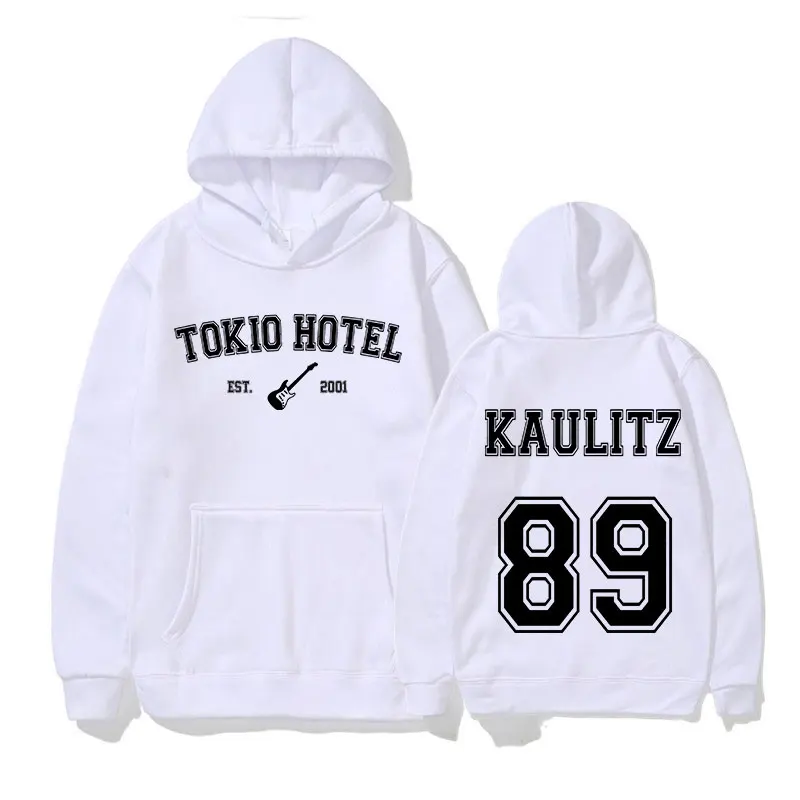 Rock Band Tokio Hotel Kaulitz Hoodie Men's Fashion Casual Pullover Sweatshirt Men Women Hip Hop Oversized Hooded Punk Streetwear