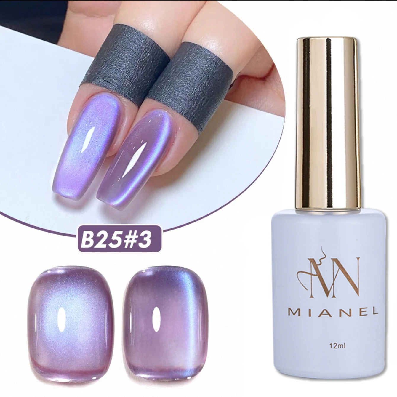 MIANEL 12 مللي الصيف الأظافر السوشي القط العين هلام طلاء الأظافر الفاكهة الخضراء القط العين طلاء الأظافر الساخن نمط كريستال تبييض الأظافر الوردي