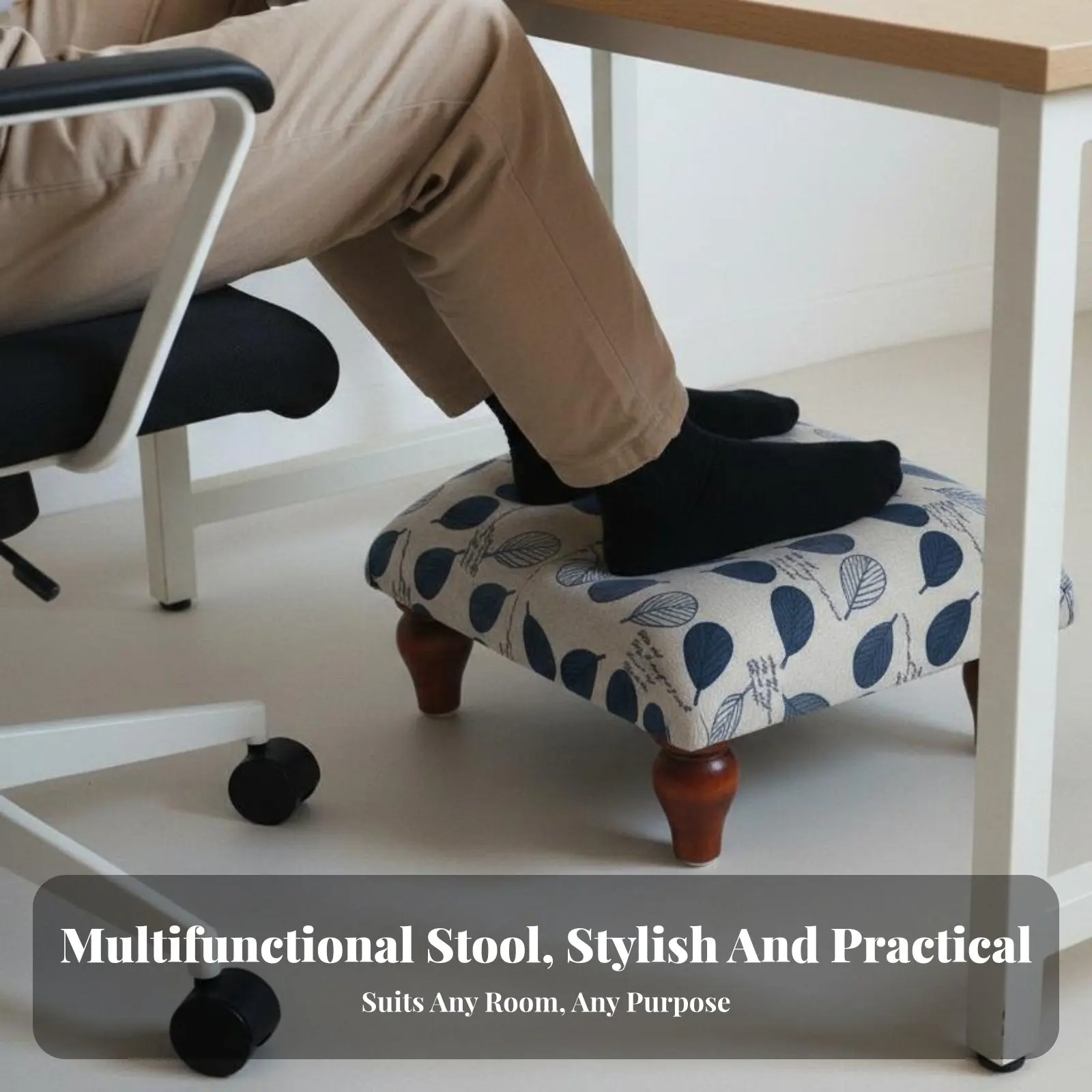 

Угловой табурет с перфорированной спинкой и регулируемой подставкой для ног, экономит пространство, эргономичный дизайн для людей с ограниченными возможностями, для прихожей, спальни