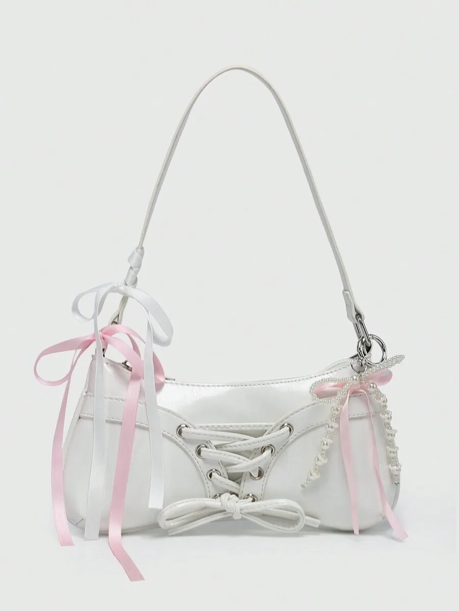 

Mini Fashionable Plaid Contrast Stitching Crossbody Bag, Metal Chain Strap Shoulder Bag Square Purse, Suitable For Shopping