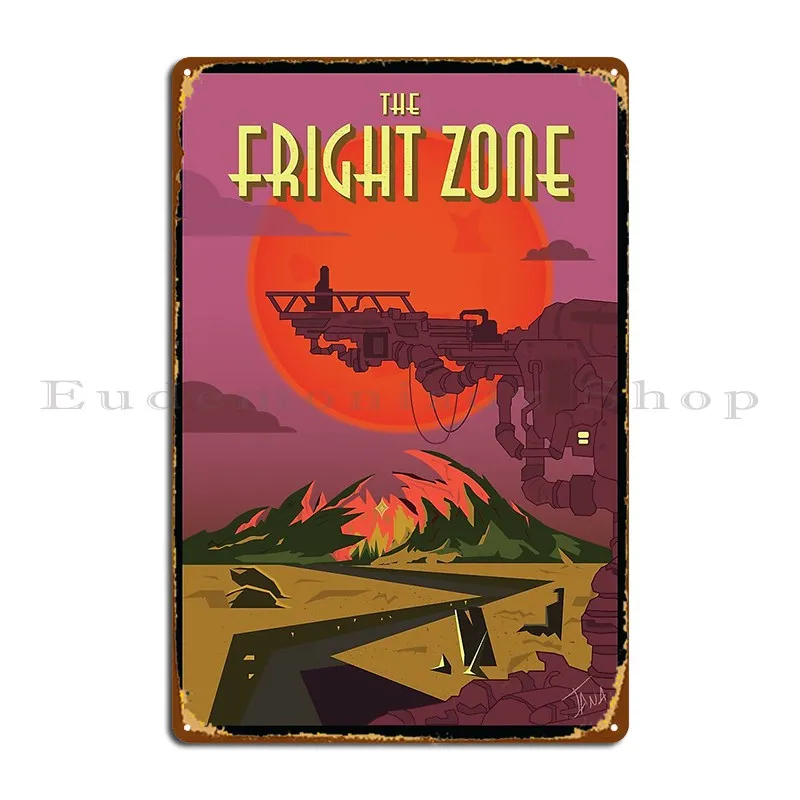 Visit Etheria The Fright Zone Metal Plaque Poster Plaques Decoration Party Wall Decor Create Tin Sign Poster