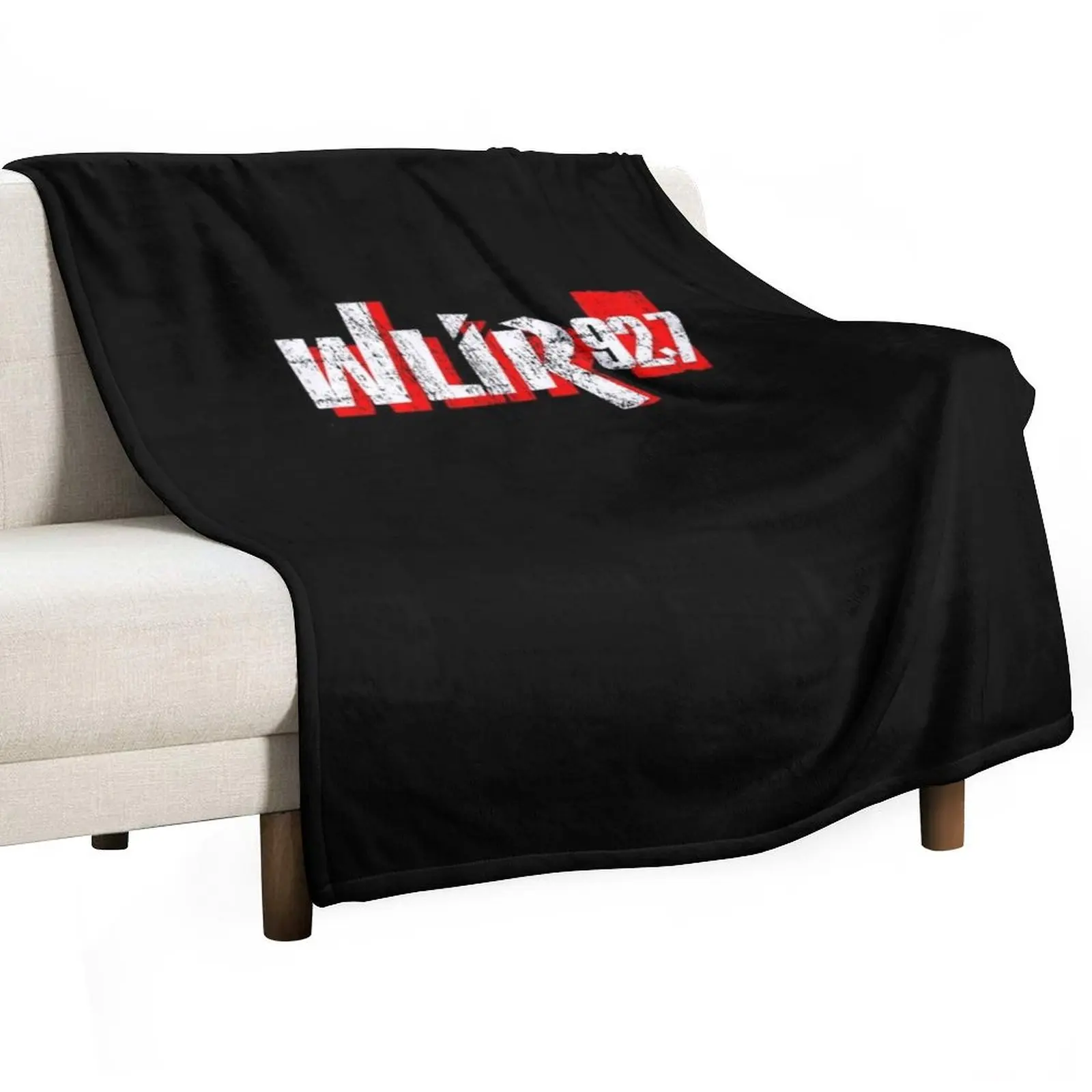 Vintage Wlir Radio 92.7 Throw Blanket Stuffeds Bed linens Sofa Quilt Decoratives Hair Blankets