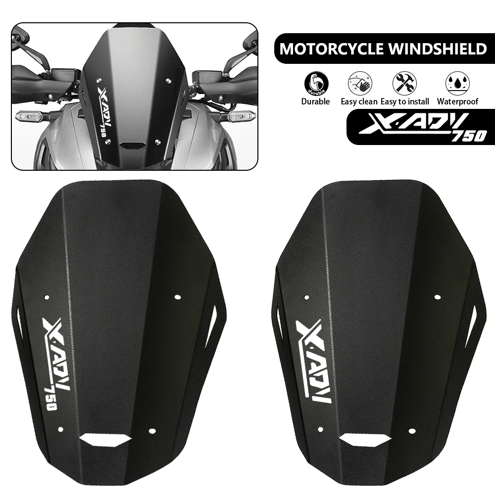 

2024 XADV750 Motorcycle Windscreen Windshield Wind Shield Screen Cover For Honda X-ADV 750 X-ADV750 2017 2018 2019 2020 22 2023