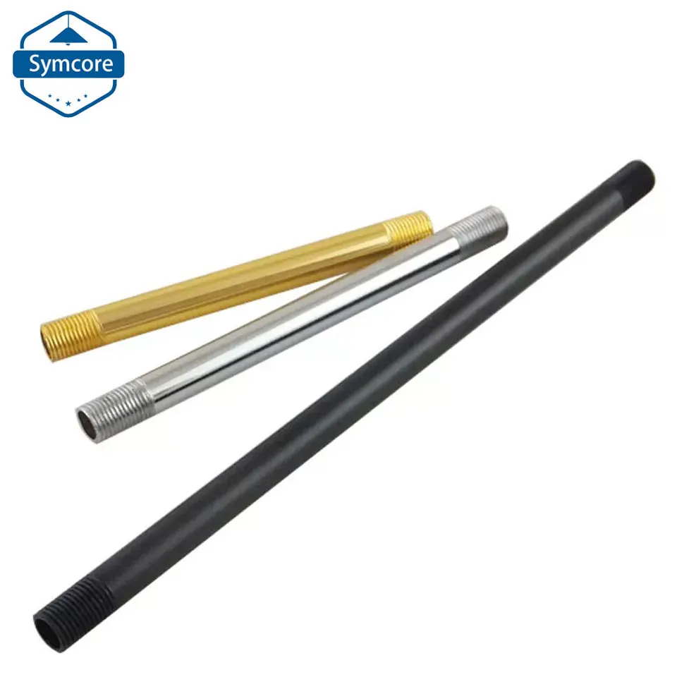 linha reta ambos os lados o tubo do parafuso metal oco rod do dente m10 externo diametro 93 mm 10 cm50cm pecas em 01