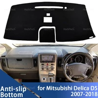 Cubierta del salpicadero del coche 2013 evitar la almohadilla de luz cubierta de plataforma de instrumentos alfombra para Mitsubishi Delica D:5 D5 D-5 5Gen 2007-2018
